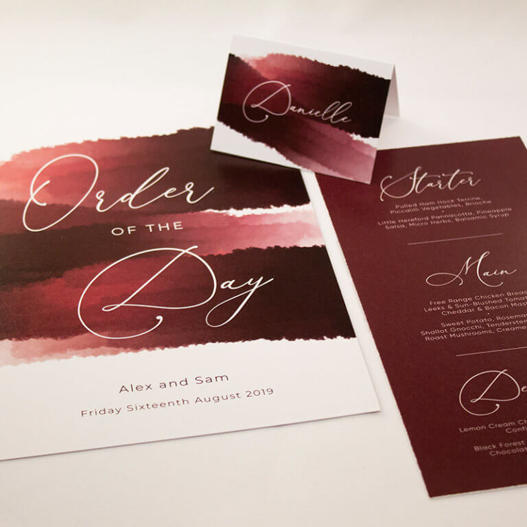 The Wedding Stationery Co Bespoke wedding stationery based in Milton